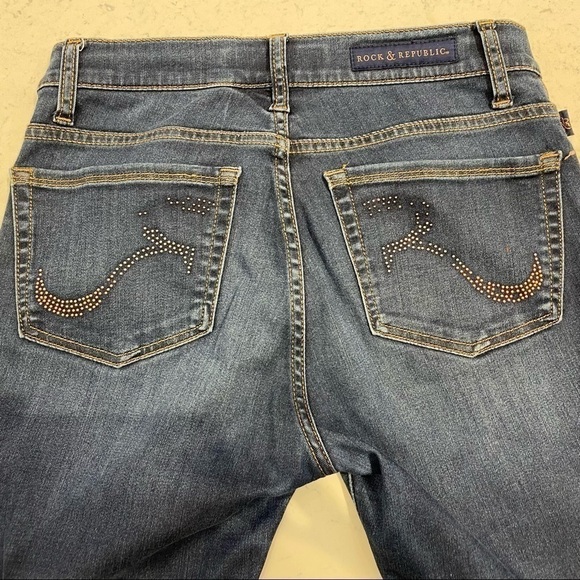 ROCK & Republic Straight Leg Jean Size 6 - Picture 3 of 6